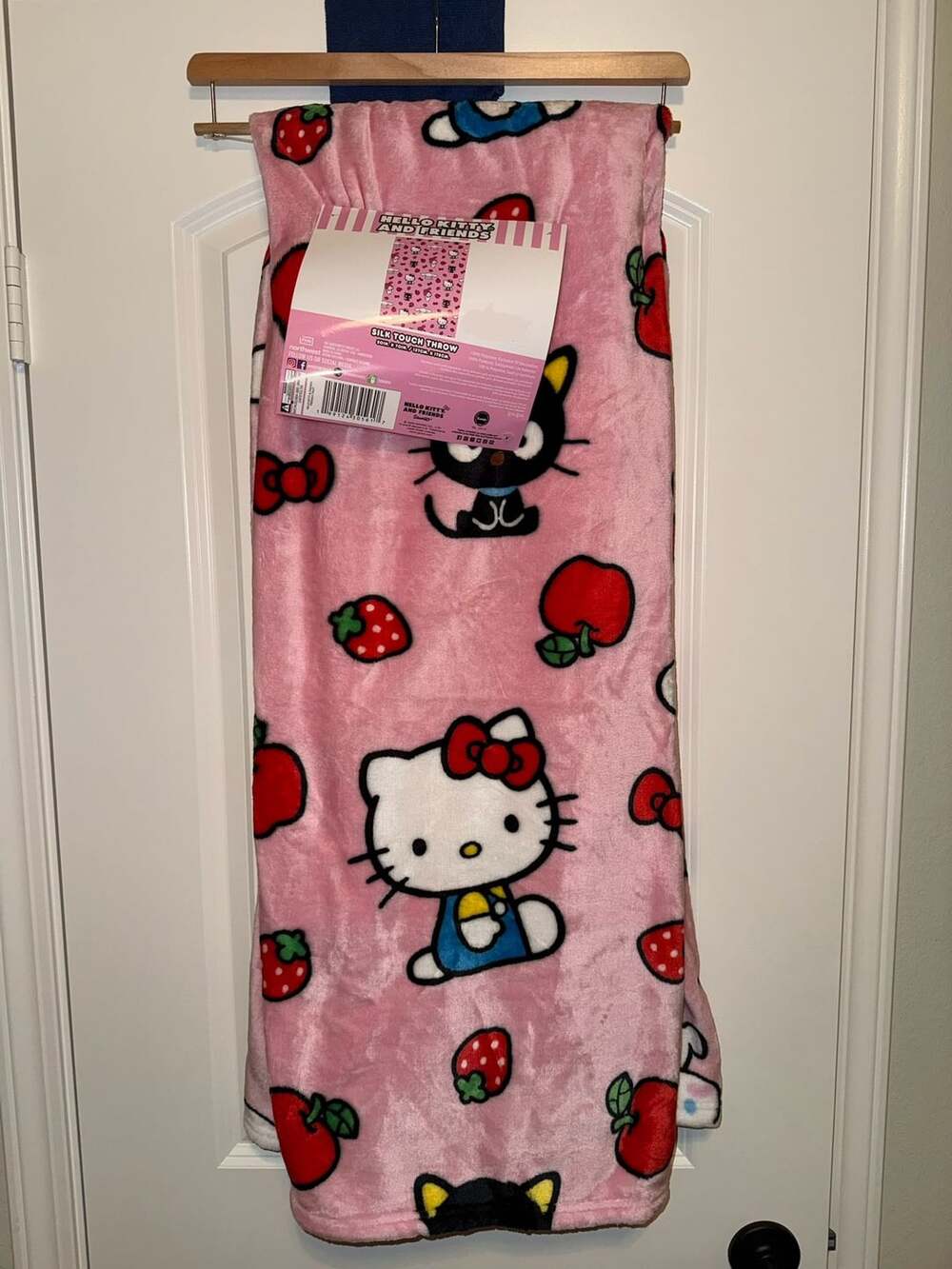 Hello Kitty And Friends Silk Touch Throw Blanket Size 50x60 Pink